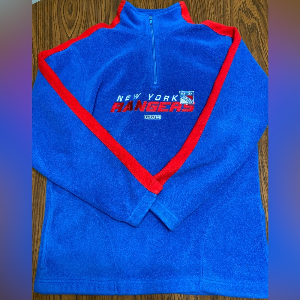 BOYs.. CCM NY RANGERS FLEECE